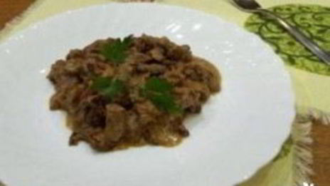 свинина в сметане