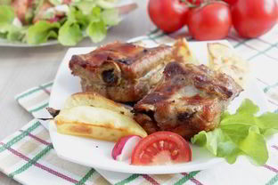 Свиные ребра в медово-пивном маринаде