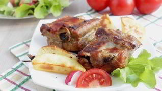 Свиные ребра в медово-пивном маринаде