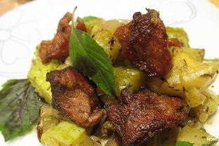 Телятина с кабачками