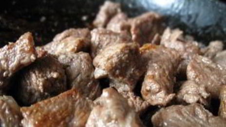 телятина с кабачками