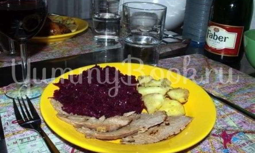 Рецепт утки с яблоками