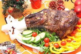 Запеченная баранья нога