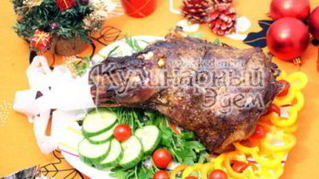запеченная баранья нога