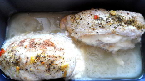 запеченная куриная грудка с сыром