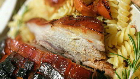 запеченная свинина с карамелизированной корочкой