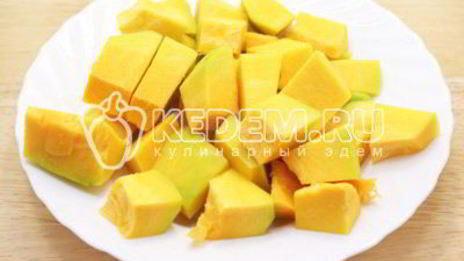 запеченные ребрышки с тыквой