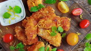 Жареная курица с хрустящей корочкой