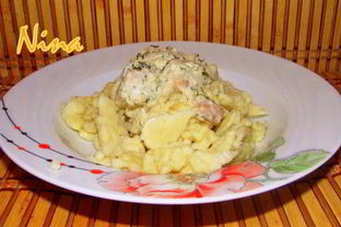 Немецкие клецки с пряными травами