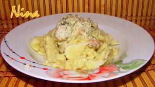 Немецкие клецки с пряными травами