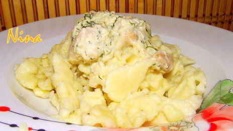 немецкие клецки с пряными травами