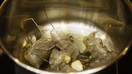 ньокки с соусом из креветок