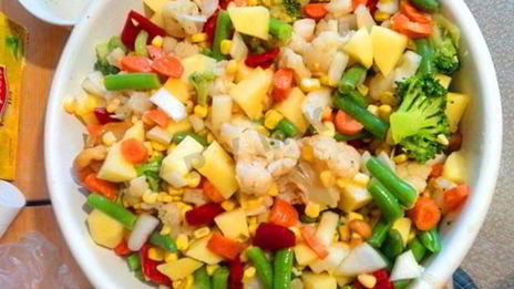 овощи в рукаве в духовке гарнир праздничный