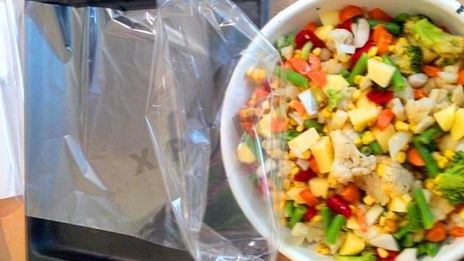 овощи в рукаве в духовке гарнир праздничный