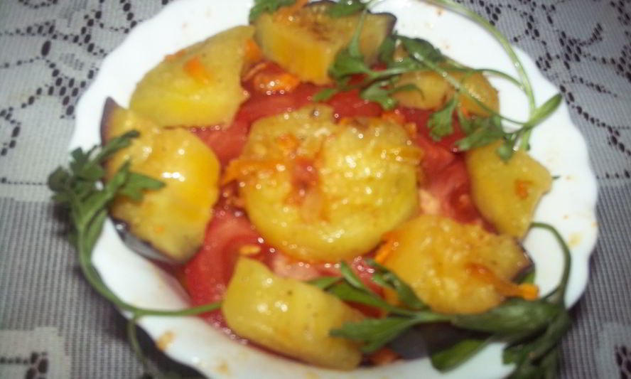 Рецепт баклажана тушеного