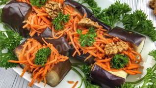 Баклажаны фаршированные по-корейски