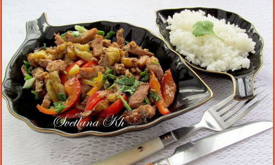 Рецепт баклажанов с курицей по-пекински