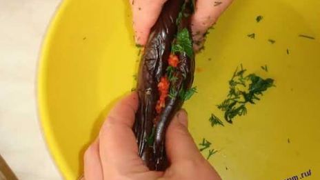 баклажаны соленые по-кавказски