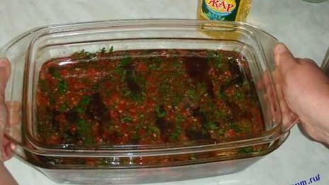 баклажаны соленые по-кавказски