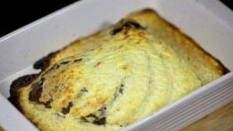 баклажаны запеченные с овощами