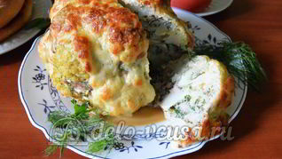 Фаршированная цветная капуста