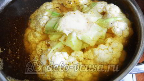 фаршированная цветная капуста