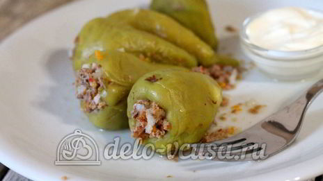 фаршированный перец с рисом