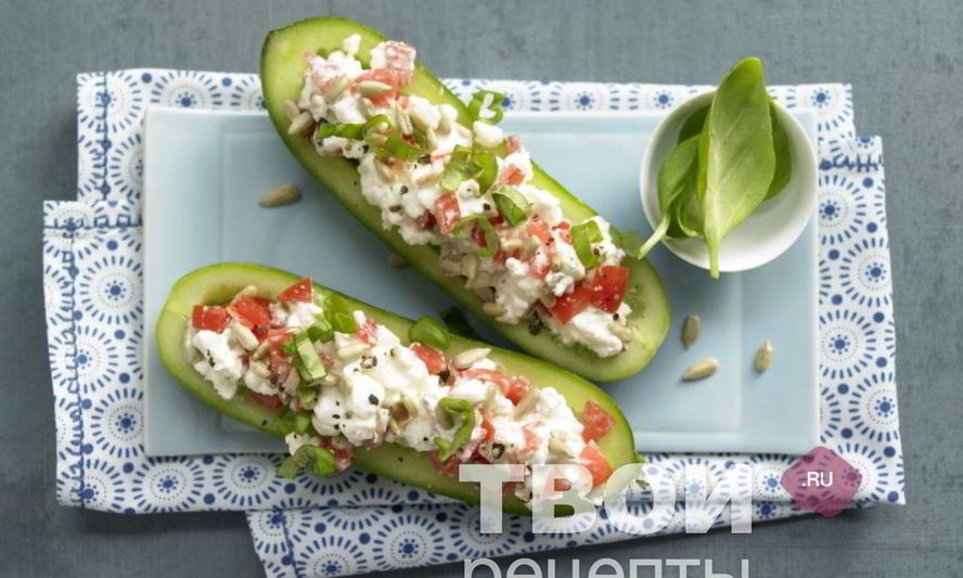 Рецепт фаршированных огурцов