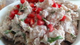 Фасоль в ореховом соусе бажа