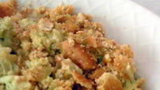 Гратен из цветной капусты и брокколи