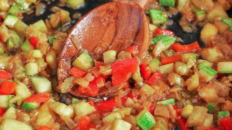 кабачки, фаршированные курицей