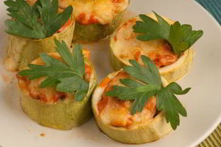 Кабачки с фаршем в мультиварке