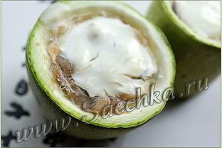 Кабачки с грибами