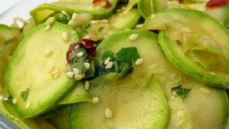 кабачки в азиатском стиле