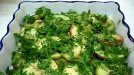 кабачки в сливках