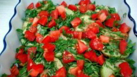 кабачки в сливках