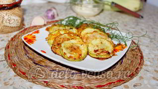 Кабачки жареные в кляре