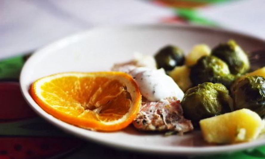 Рецепт капусты брюссельской в апельсиновом соусе