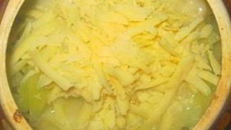 капуста с грибами в горшочке