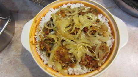 карри бириани — запеченный карри с рисом и вкуснейшей корочкой