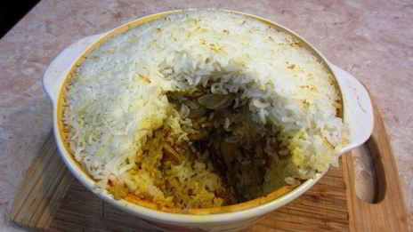 карри бириани — запеченный карри с рисом и вкуснейшей корочкой