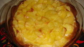 Картофель в молоке, запеченный в духовке