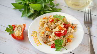 Ленивый фаршированный перец