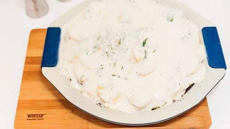 мусака с баклажанами и фаршем