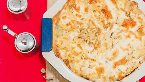 мусака с баклажанами и фаршем