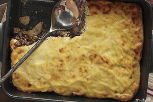 Мусака с баклажанами и картофелем