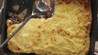 Мусака с баклажанами и картофелем