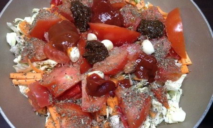 Рецепт овощей тушеных полубигус