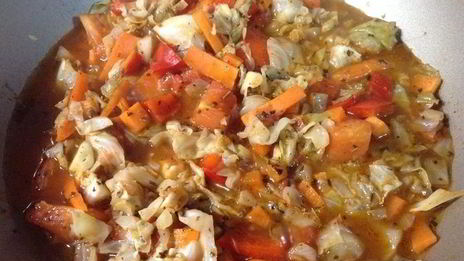 овощи тушеные полубигус