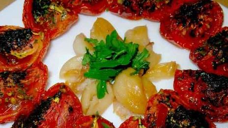 печеные помидоры